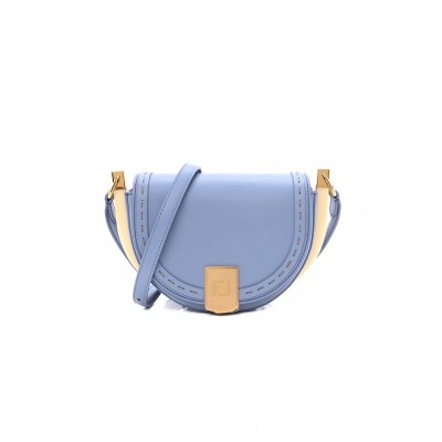FENDI VITELLO KING PLEXIGLASS MOONLIGHT SHOULDER BAG 8BT346ABVLF1DZG (21*14*9cm)